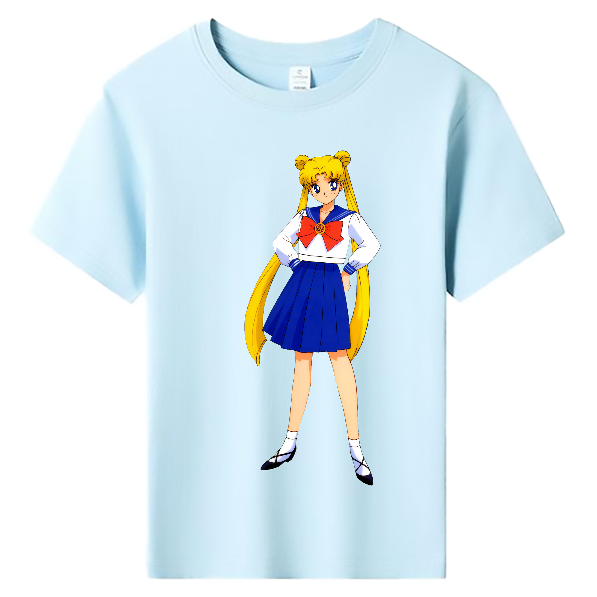（画像用） 美少女戦士セーラームーン 愛野 美奈子 あいの みなこ Sailor Moon Aino Minako 綿100％キッズTシャツ（フロントプリント）
